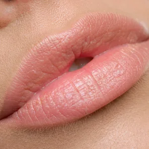 Lippen schön von Frau