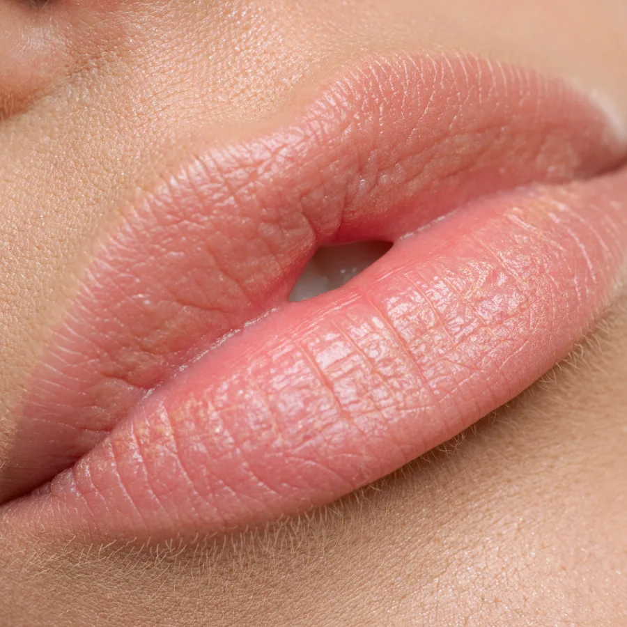 Lippen schön von Frau